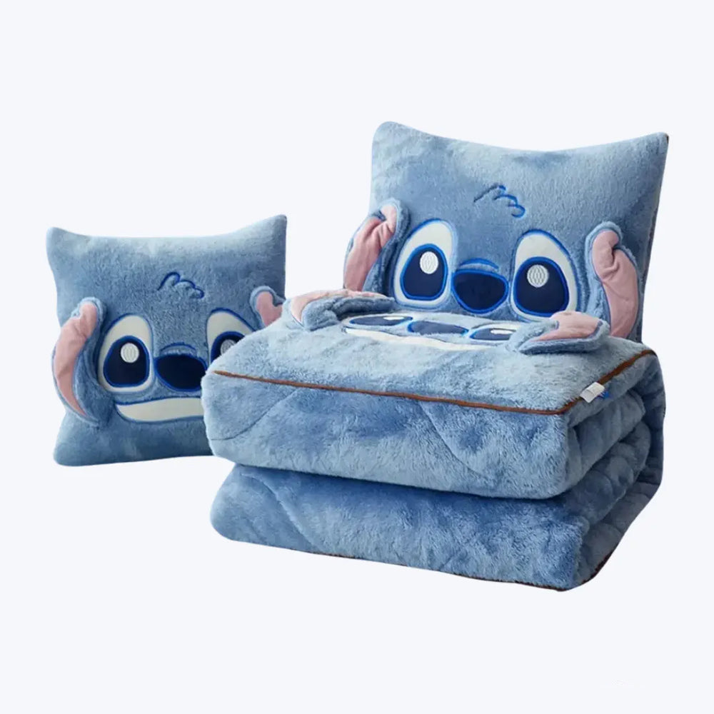 Stitch 2 in 1 Cuscino + Coperta